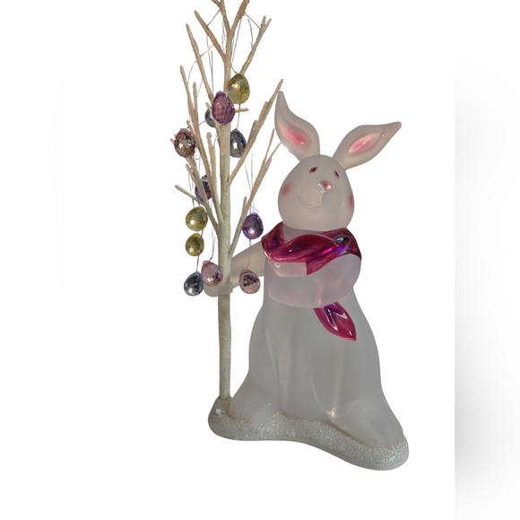 Easter Bunny Tree w/Glass Eggs